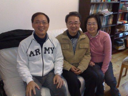 2009-2011年維也納--台灣基督長老教會：本烏日教會 吳約翰長老探訪維也納教會陳牧師全家